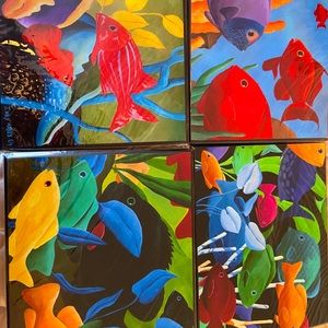 Wood painting by a famous artist Ivey Hayes!!!!